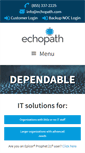 Mobile Screenshot of echopath.com